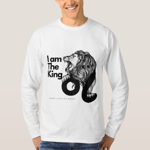 Roaring Style Full Sleeve Lion Print T_Shirt T_Shirt