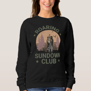 Roaring Sundown Club Sabertooth Tiger Sweatshirt