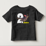 Roaring T-Rex Birthday Party Toddler T-shirt<br><div class="desc">A party dinosaur complete with a party hat lets everyone know who the birthday boy is.</div>