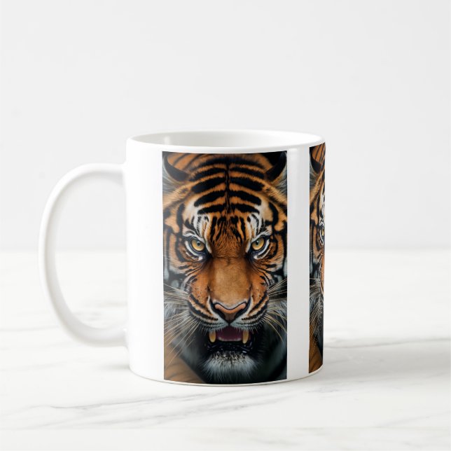 Roaring Tiger Coffee Mug (Left)