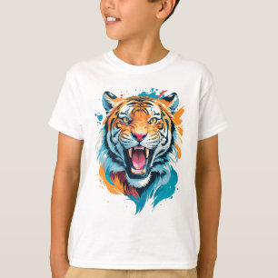 Roaring Tiger Face T-Shirt