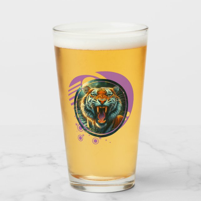 Roaring Tiger Glass (Front Filled)