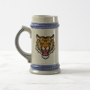 Roaring Tiger Head-25818 Beer Stein