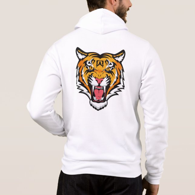 Roaring Tiger Head-25818 Hoodie (Back)