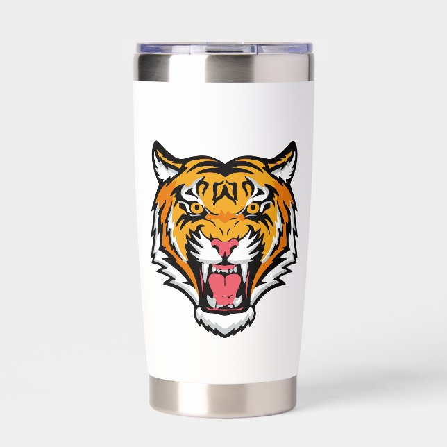 Roaring Tiger Head-25818 Insulated Tumbler (Front)