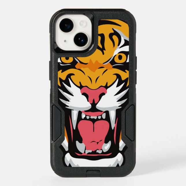Roaring Tiger Head-25818 Otterbox iPhone Case (Back)