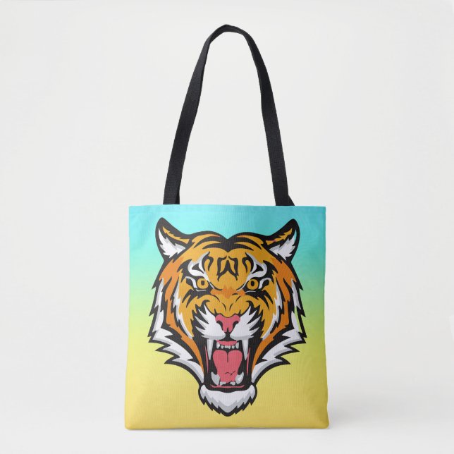 Roaring Tiger Head-25818 Tote Bag (Front)