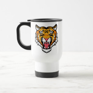 Roaring Tiger Head-25818 Travel Mug
