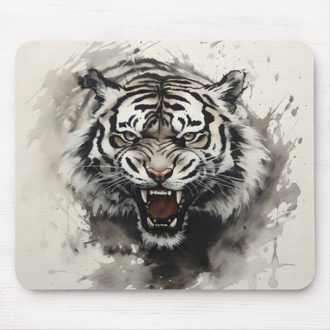 Roaring Tiger Ink  Mouse Pad (Front)