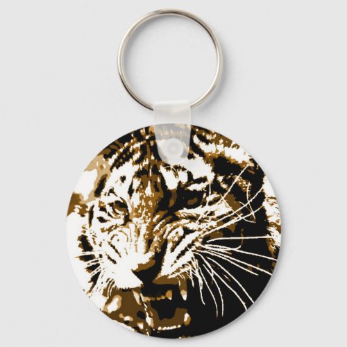 Roaring Tiger Keychain