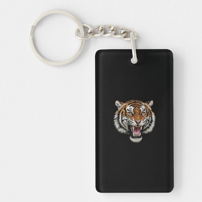 Roaring Tiger Keychain (Front)