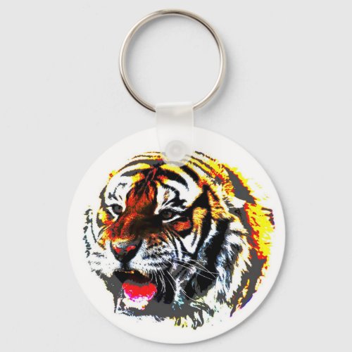 Roaring Tiger Keychain