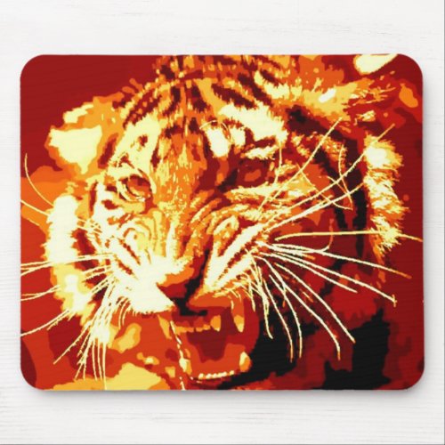 Roaring Tiger Mouse Pad