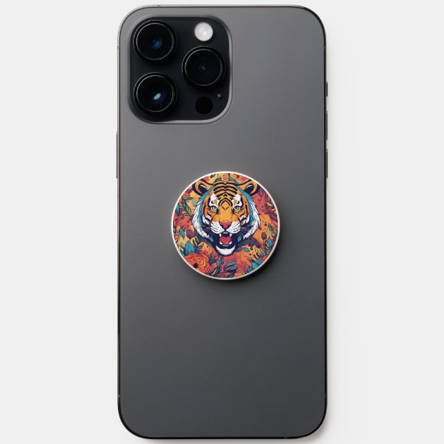 Roaring tiger PopSocket (Front)