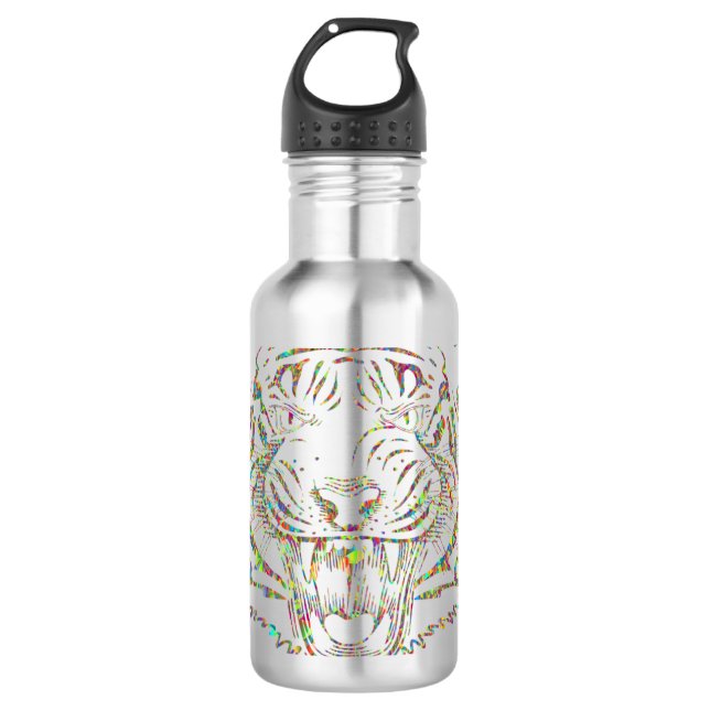 Roaring Tiger Stainless Steel Water Bottle (Front)