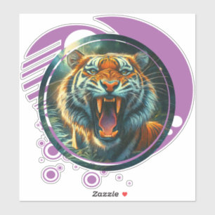 Roaring Tiger Sticker