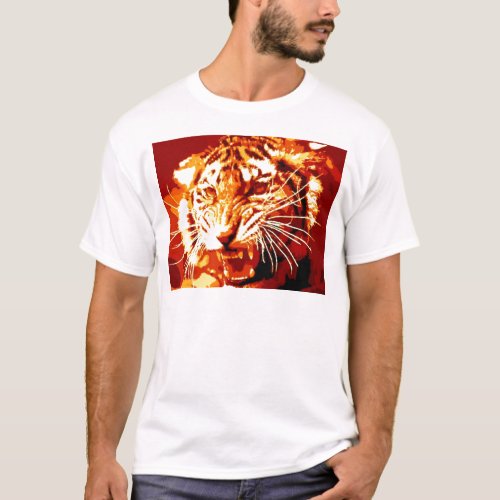 Roaring Tiger T_Shirt