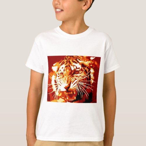 Roaring Tiger T_Shirt