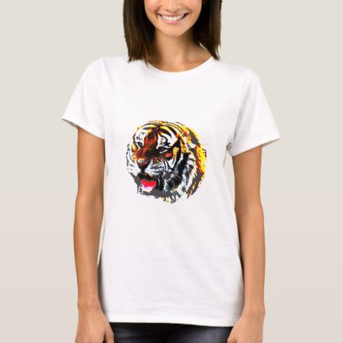 Roaring Tiger T_Shirt