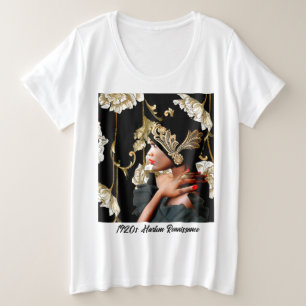 “Roaring Twenties Flapper Girl ” Plus Size T-Shirt