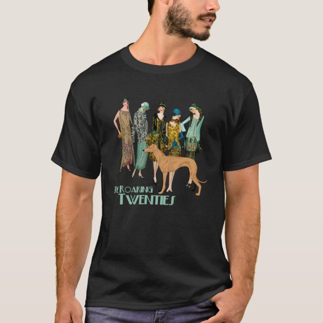 Roaring Twenties Flapper Girls T-Shirt (Front)