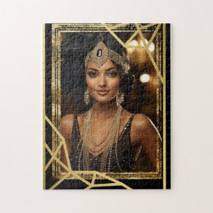 Roaring Twenties Flapper Jigsaw Puzzle