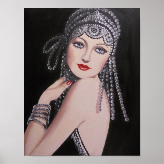 Roaring Twenties Gal Poster | Zazzle.com