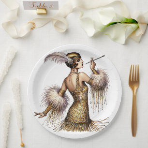 Roaring Twenties Paper Plates