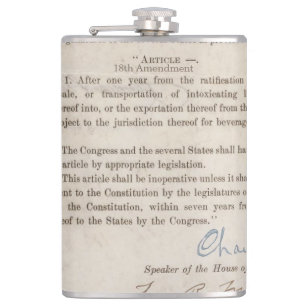 Roaring Twenties Speakeasy Prohibition Flask