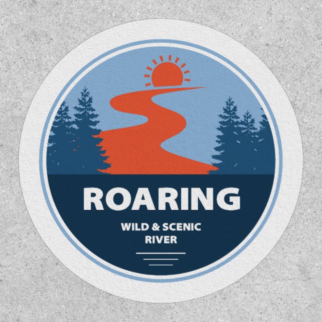 Roaring Wild and Scenic River Oregon Patch (Front)