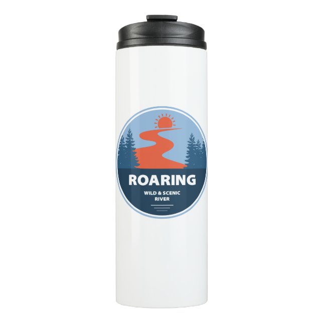 Roaring Wild and Scenic River Oregon Thermal Tumbler (Front)