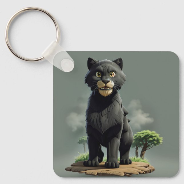 Roaring Wild Keychain (Front)