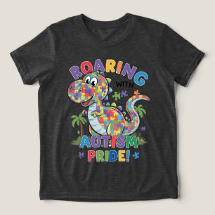 Roaring with Autism Pride! Tri-Blend Shirt