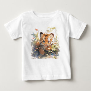 "Roaringly Adorable Tiger Baby T-Shirts - Unleash