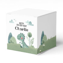 Roarsome Dino Birthday  Favor Boxes