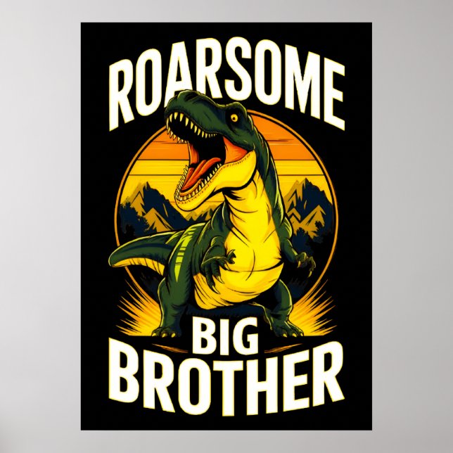 Roarsome Dinosaur Big Brother poster (Front)