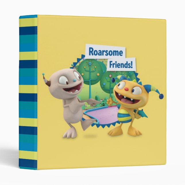 Roarsome Friends! 3 Ring Binder (Front/Spine)