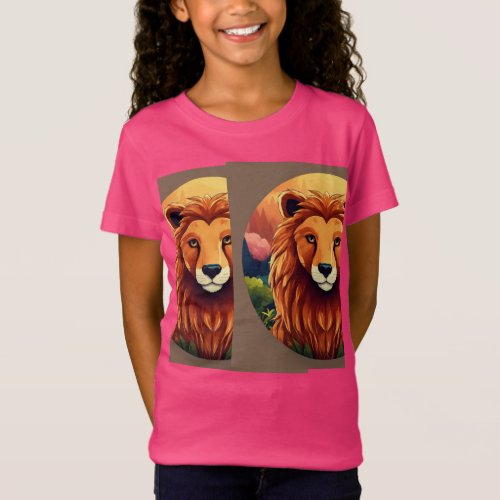 RoarWear Geometric Lion T_Shirt Collection