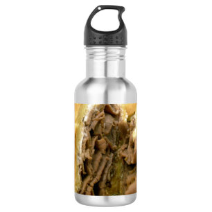 Roast beef sandwich with creamy goat cheese stainless steel water bottle