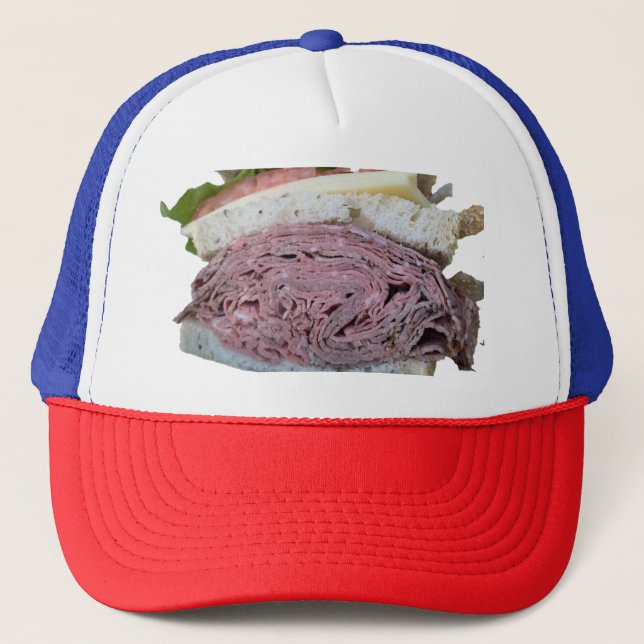 Roast Beef T-Shirt Trucker Hat (Front)