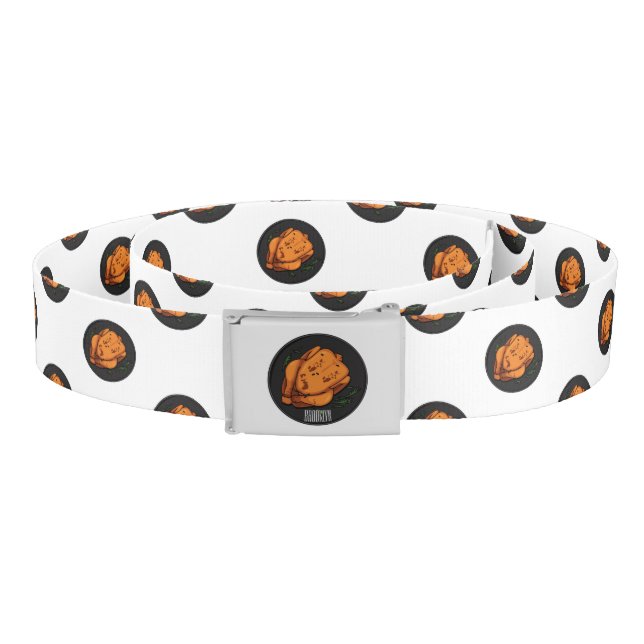 Roast chicken cartoon illustration belt (Coil)
