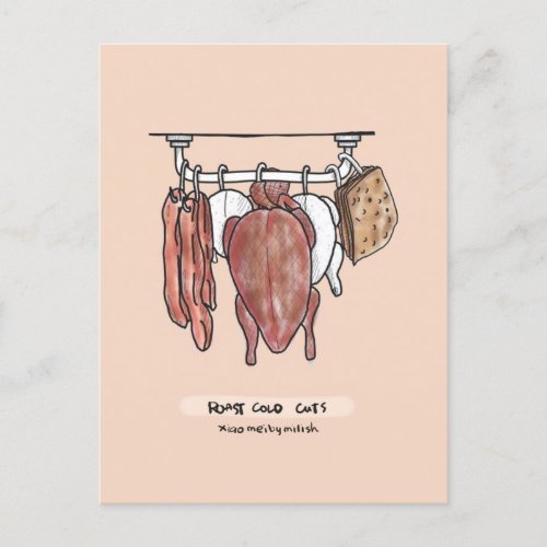 Roast Cold Cuts Postcard