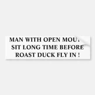 ROAST DUCK BUMPER STICKER