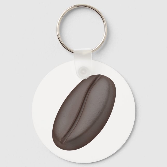 Roasted Arabica coffee bean Keychain (Front)