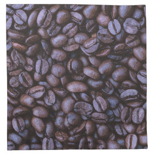Roasted Coffee Beans Acrylic Artwork   Cloth Napkin