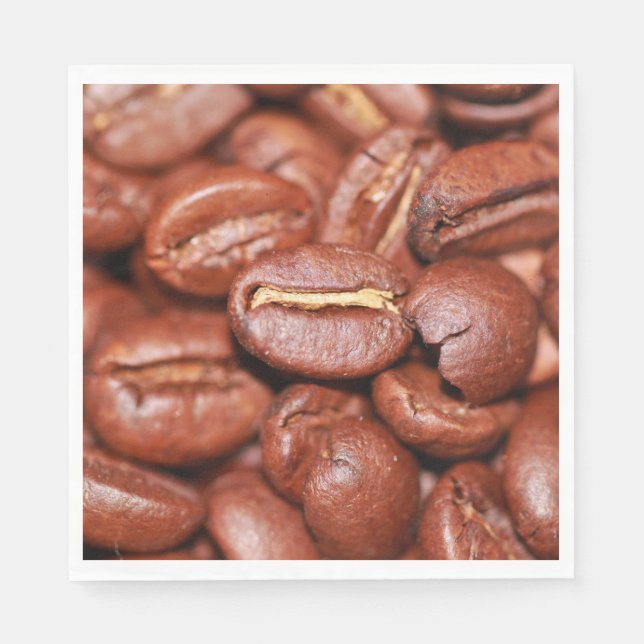 Roasted Coffee Beans Napkins (Front)