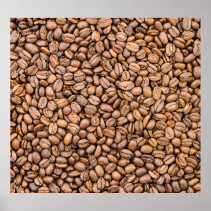 Roasted Coffee Beans: Organic Full Frame Poster