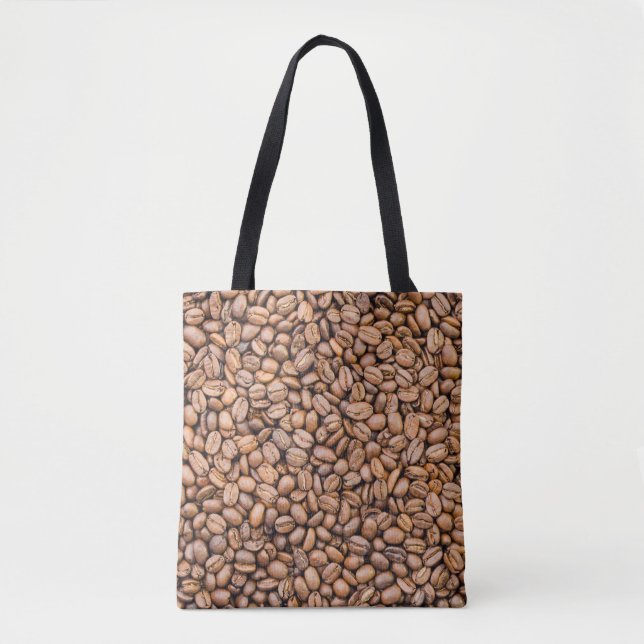 Roasted Coffee Beans: Organic Full Frame Tote Bag (Front)