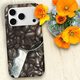 Roasted Coffee Beans With Silver Scoop Photograph iPhone 17 Pro Case
