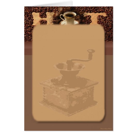Roasted Coffee Card (Front)